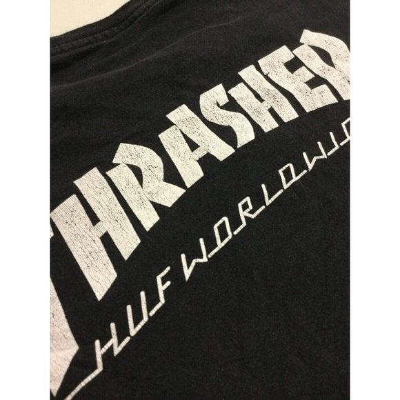 HUF Worldwide X Thrasher Magazine Collab T-shirt - Picture 6 of 6
